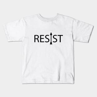 Resist resisting creative artsy Kids T-Shirt